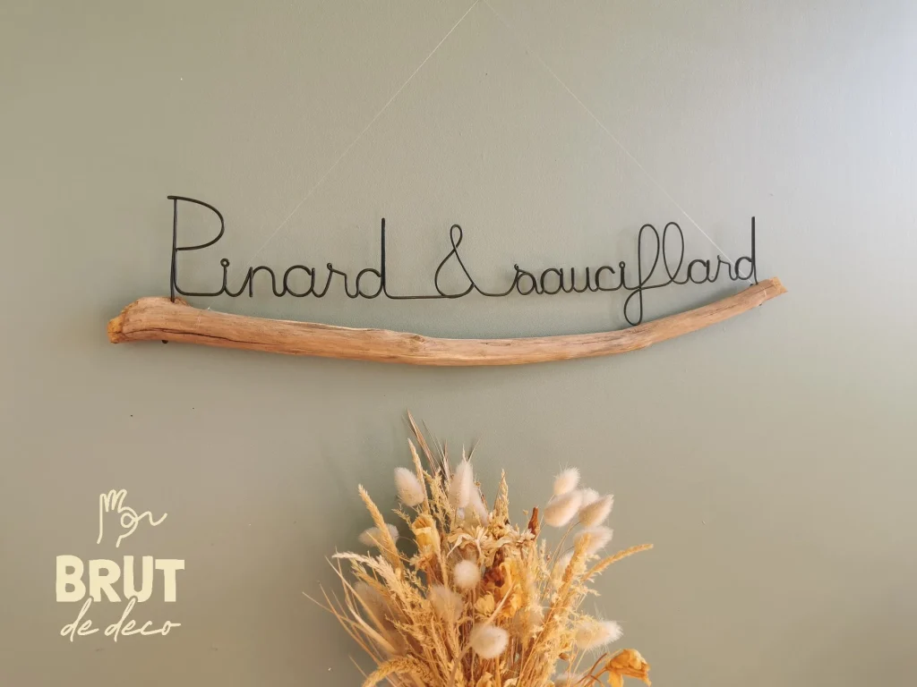 Pinard & sauciflard - branche filaire brut de deco
